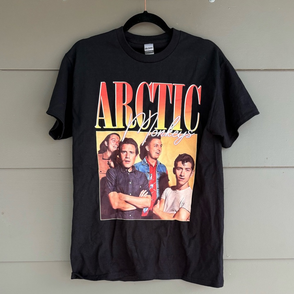 Arctic Monkeys Graphic Short Sleeve Black Band Tee